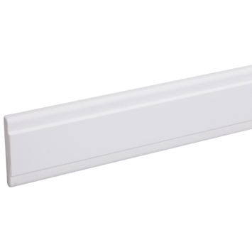 Koplat MDF klassiek wit gegrond 12x68mm 270cm