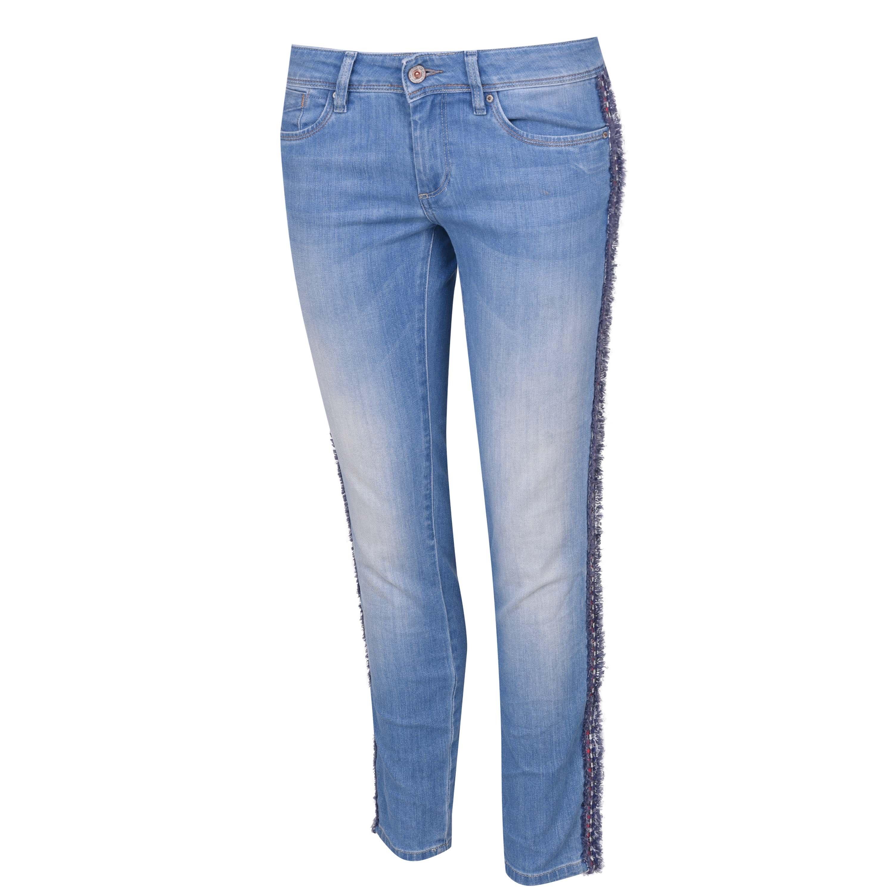 Salsa Wonder Shape Enchancing Capri with Stripe Detail