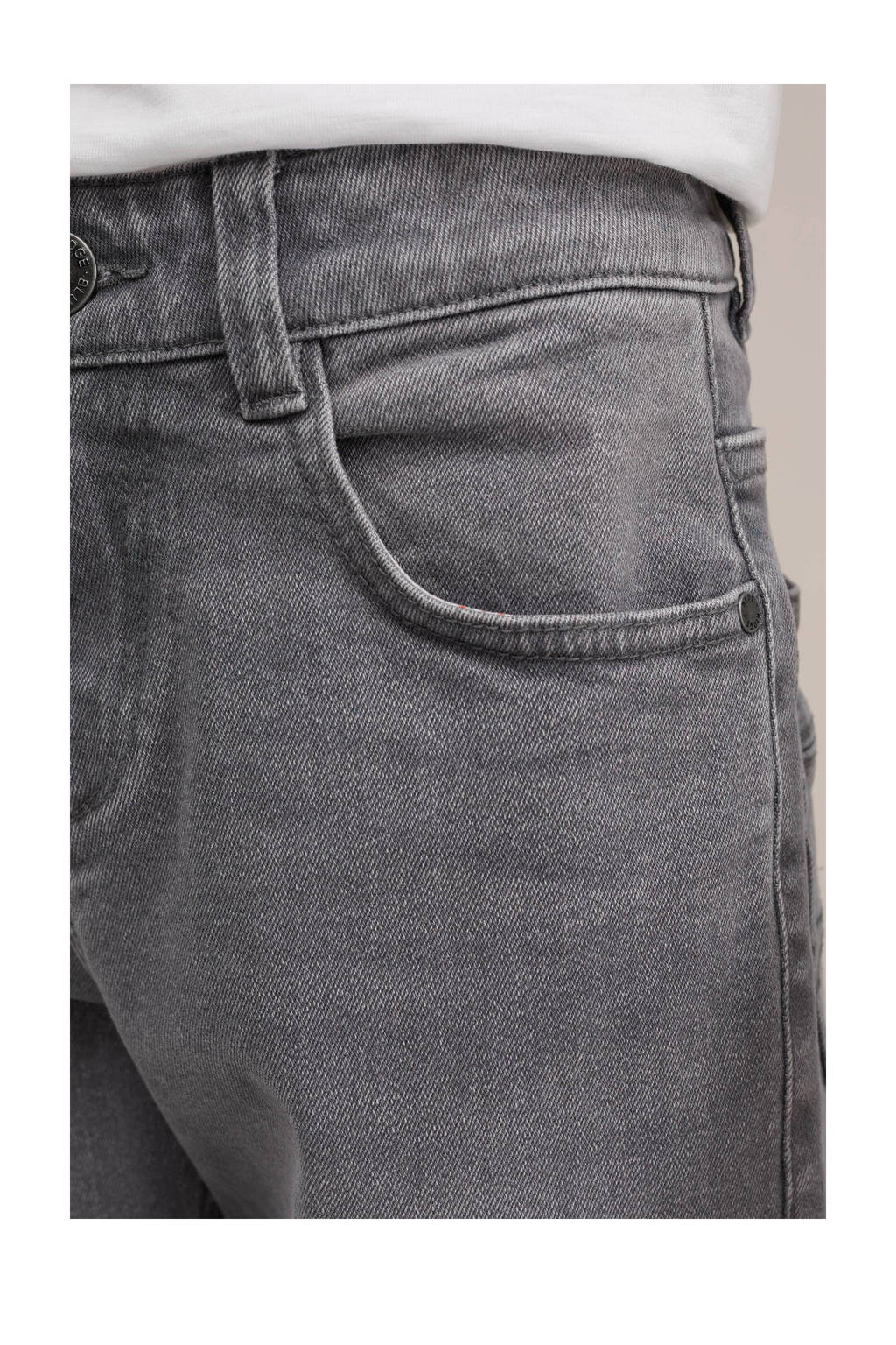WE Fashion tapered fit jeans light grey denim