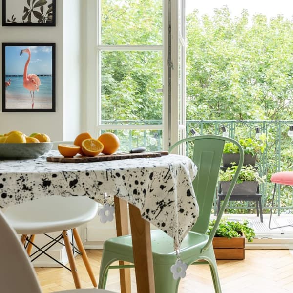 Bordduk papir brettet blomstersett med 16 stk