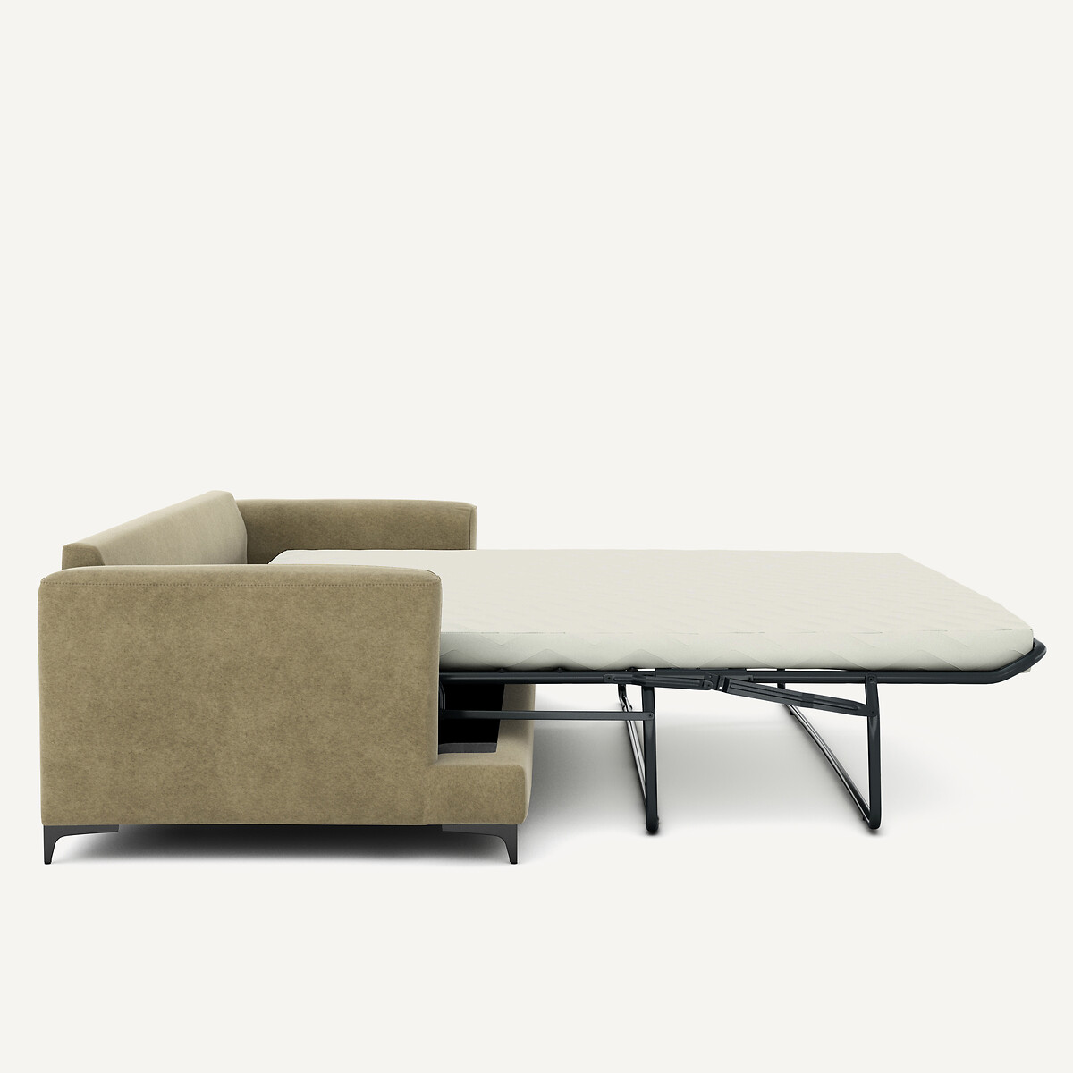 AM.PM<br>Sofá-cama de 4 lugares com forro de veludo, Marsile