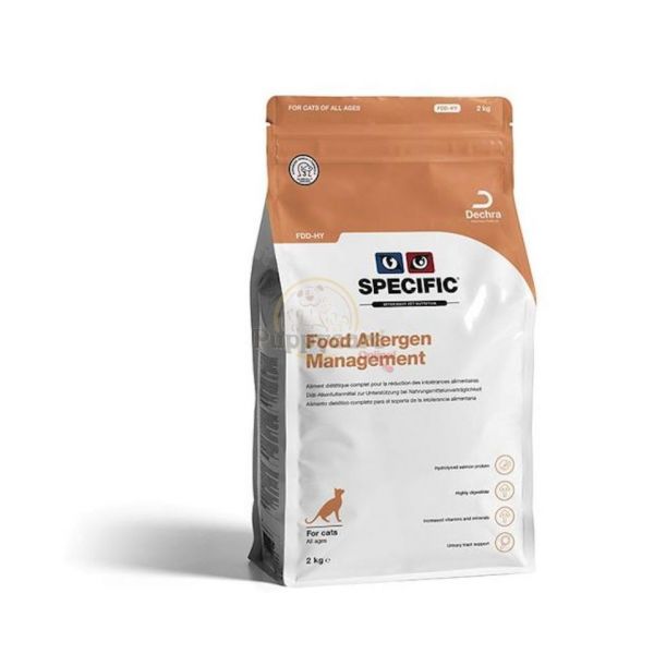 Specific Cat Vet Allergy Management FDD-HY Cat 2Kg