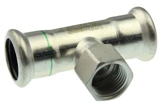 VSH PRESS T-stykke 88,9mm x3/4x88,9mm - VSH PRESS T-stykke 88,9mmx3/4x88,9mm pres/mf/pres