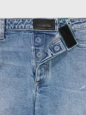Calça jeans Adaptive Mom Ultra High Rise Distressed