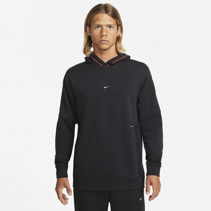 Nike F.c. Fleece Haettetroje Sort