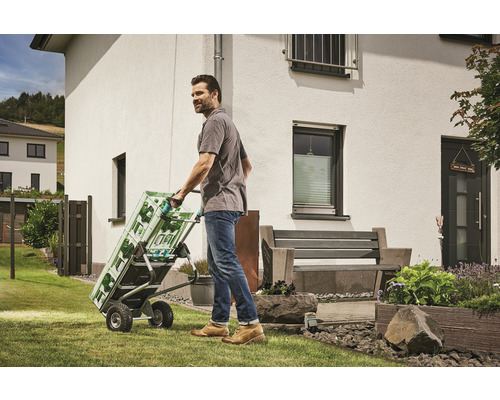 Wolfcraft TS2500 transportsysteem, 2-in-1 kruiwagen/steekwagen