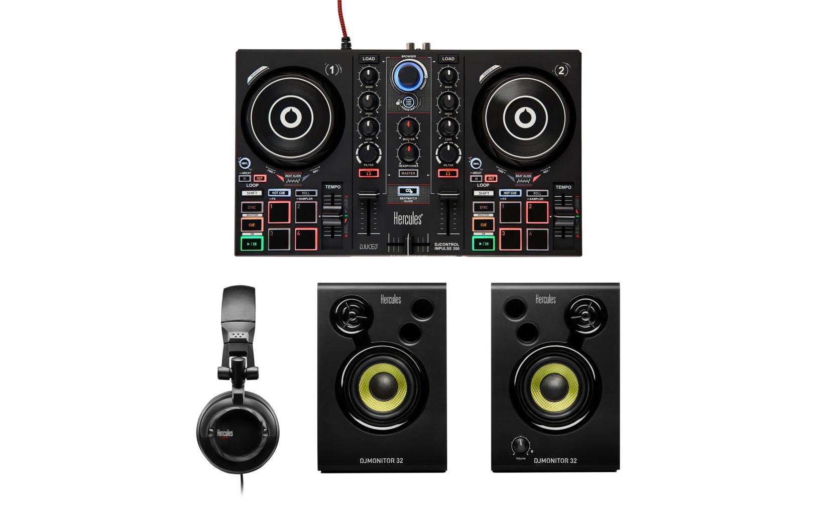 DJ-Controller Set DJLearning<br>Perfektes All-in-One-Set für den Einstieg als DJ