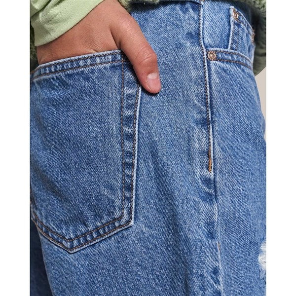 Premium Blue 90s Shorts - Grunt → Luksusbaby.dk