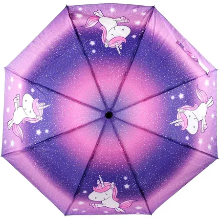 p:os Taschenschirm mit Einhorn Motiv