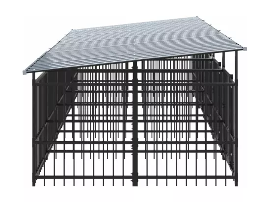 Chenil cage enclos pac noire 491 x 198 x 128 cm 02_0041774