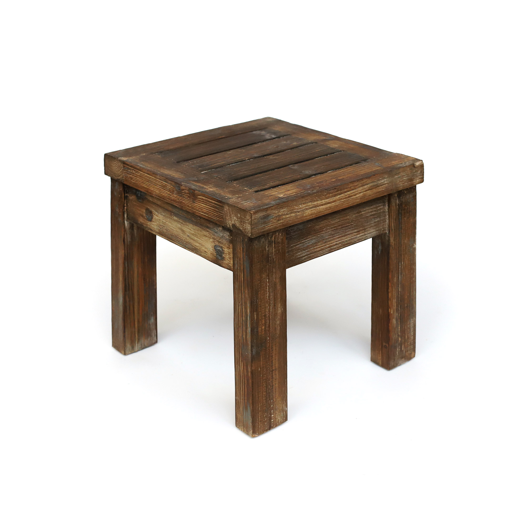 Beistelltisch aus Tannenholz, B 45 cm, L 45 cm, H 41,5 cm von fischer's lagerhaus