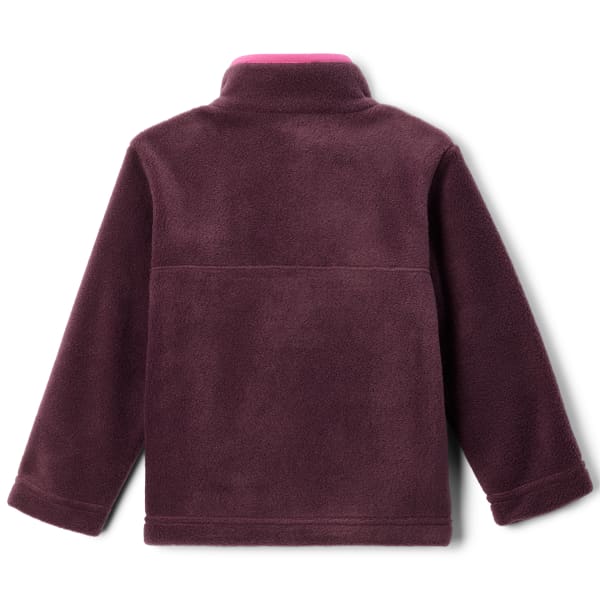 Sweat polaire COLUMBIA STEENS MTN II 1/4 SNAP FLEECE PULL-OVER MOONVISTA/PINK ICE
