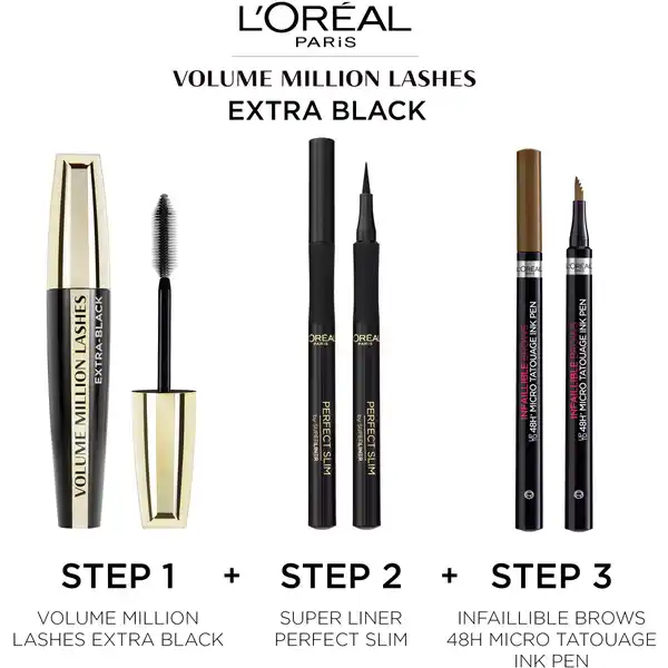 Volume Million Lashes Extra Black Mascara & Superliner Perfect Slim