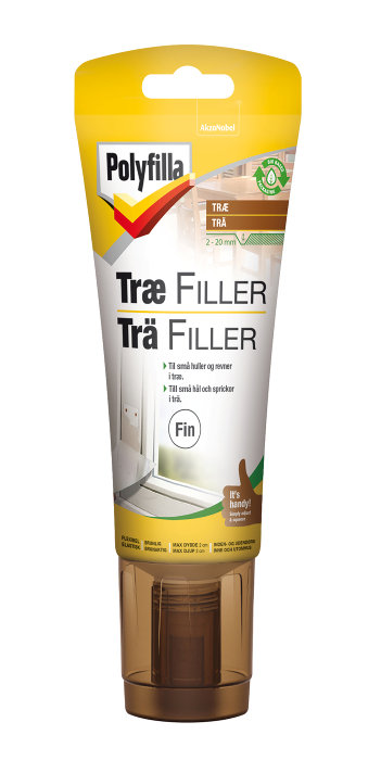 Polyfilla træfiller fin 330 gram