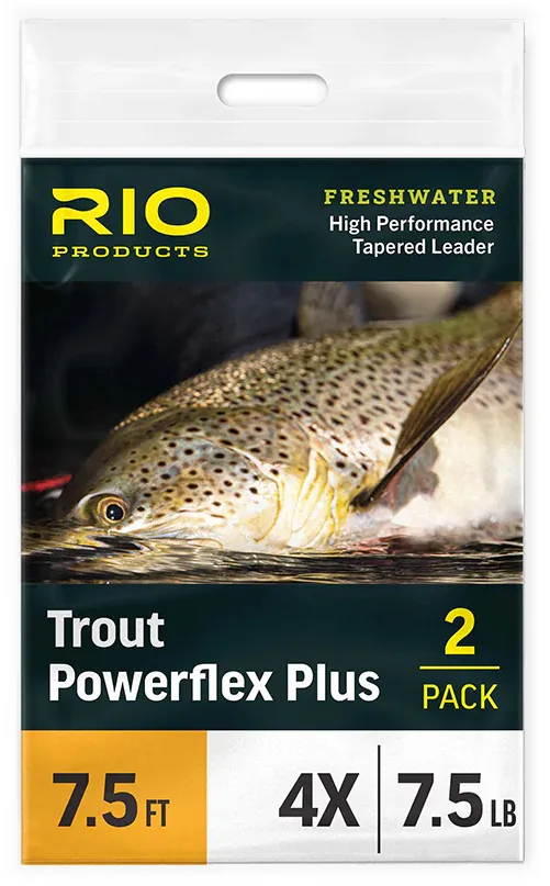 Rio Powerflex Plus Leader 12' - 2pk