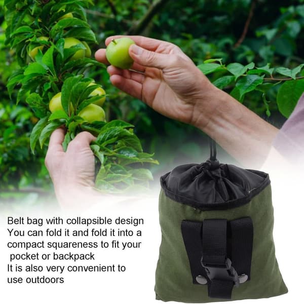 INF Canvas Foraging Pouch - Håndfri bærplukkepose