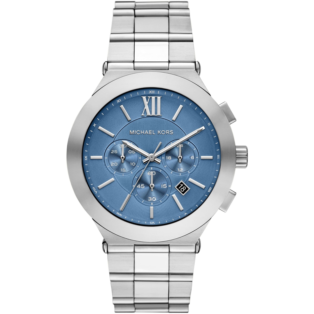 Michael Kors Billie Chronograph Silbrig / Blau