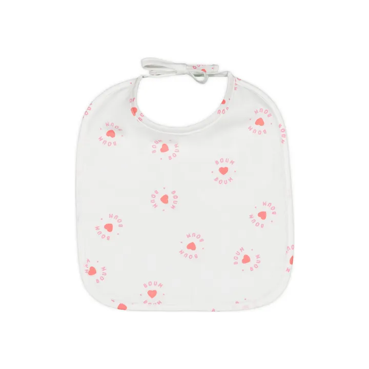 Rose in April Bavoir Anna Boum Boum | Blanc