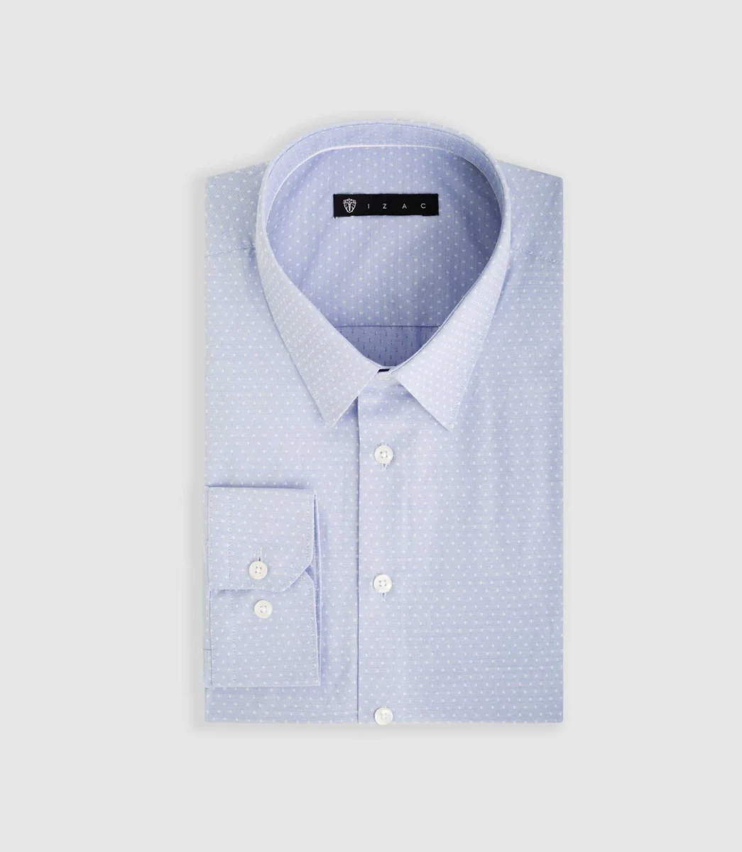 Chemise ville bleue 