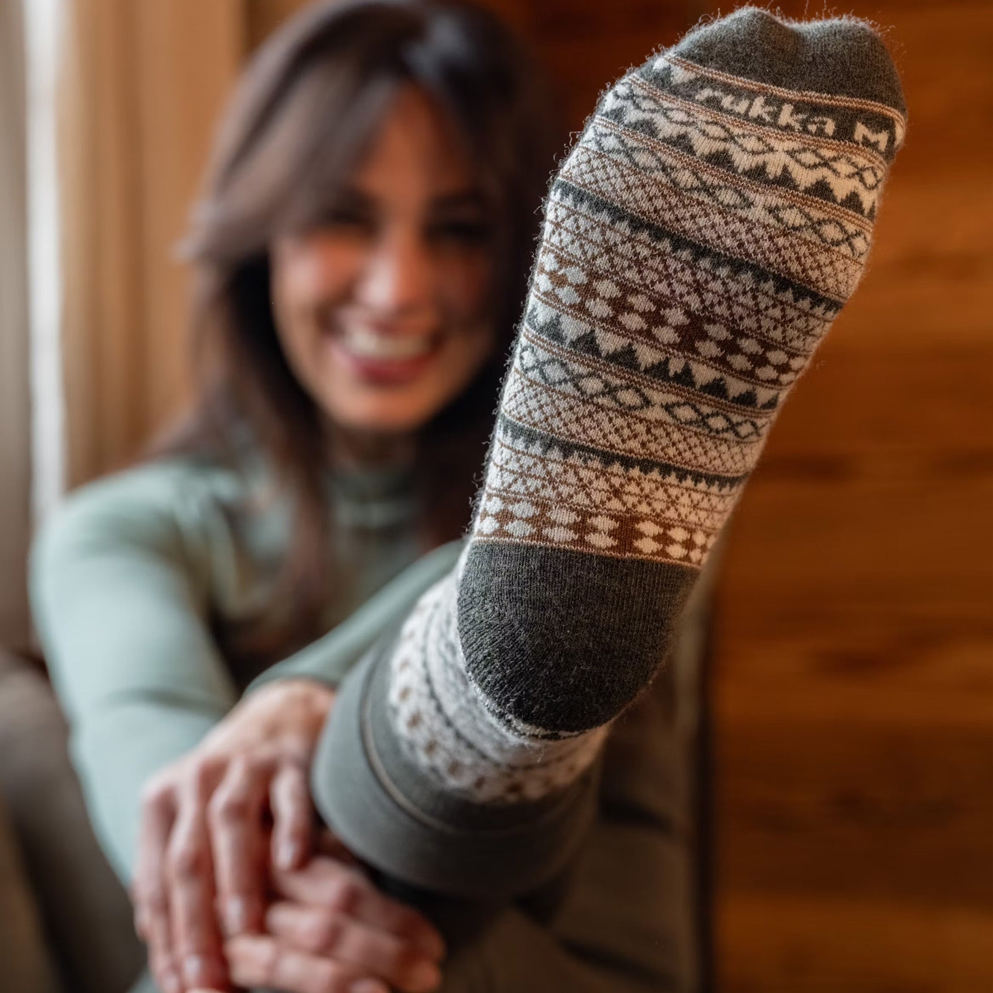 Frauen Socken Inga Wool Rosin