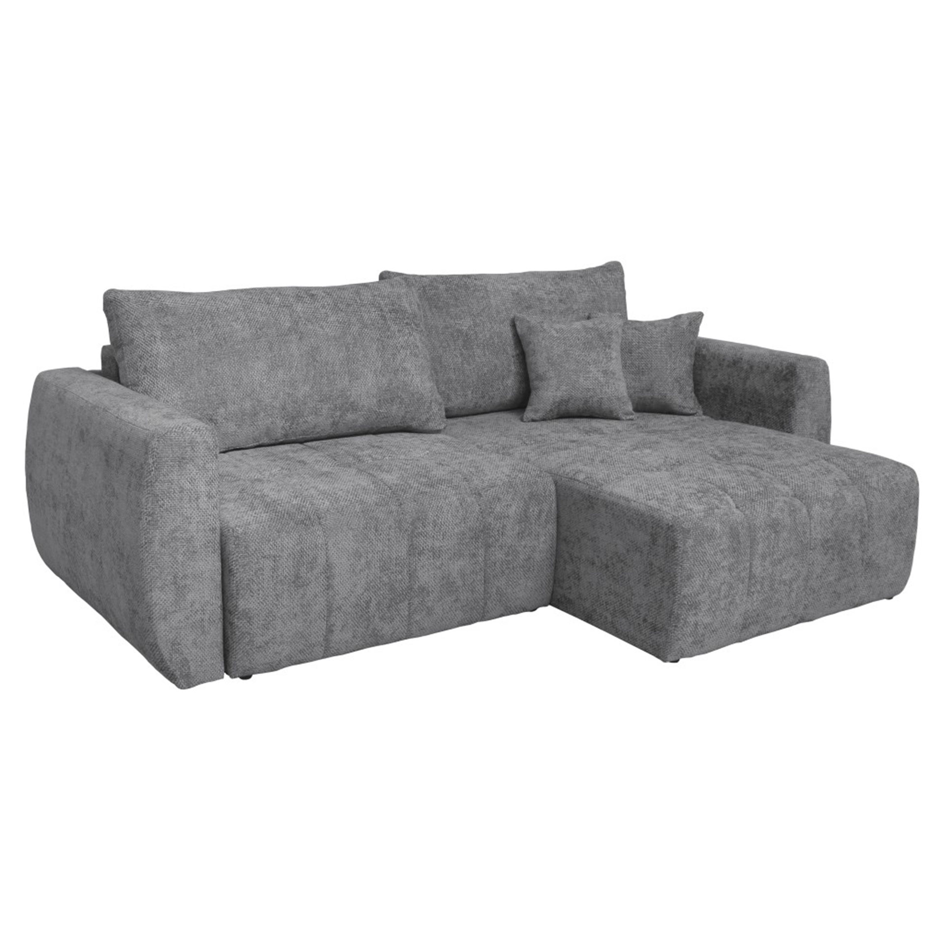 Big Sofa - anthrazit - mit Staukasten und Liegefunktion - 245 cm