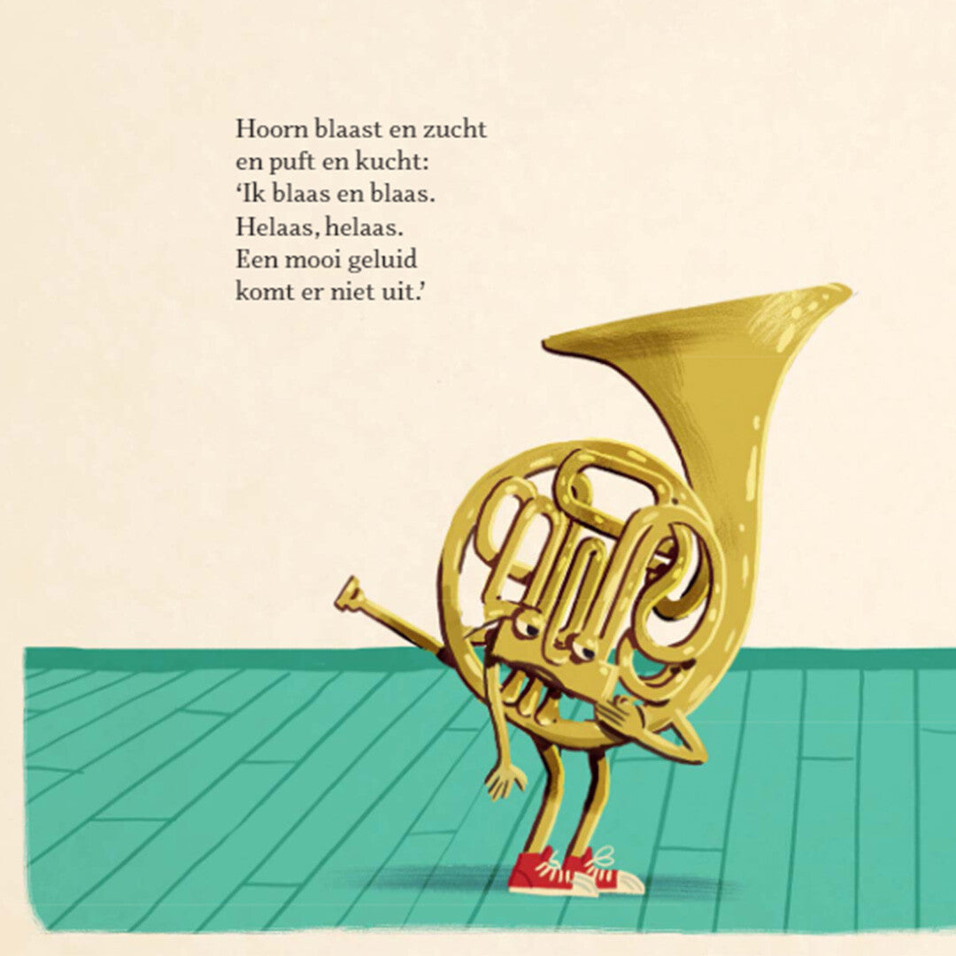 Daantje dirigentje en een hoorn met een verhaal