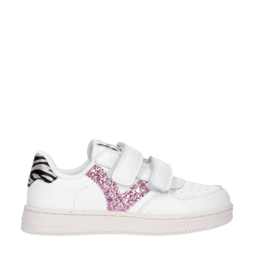 Victoria sneakers wit/oudroze