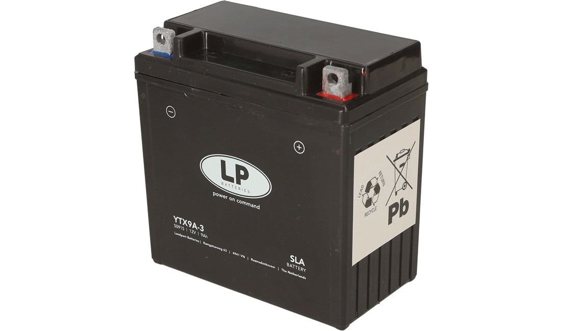 Batteri LP 12V-9Ah AGM, Mastiff 660 97-