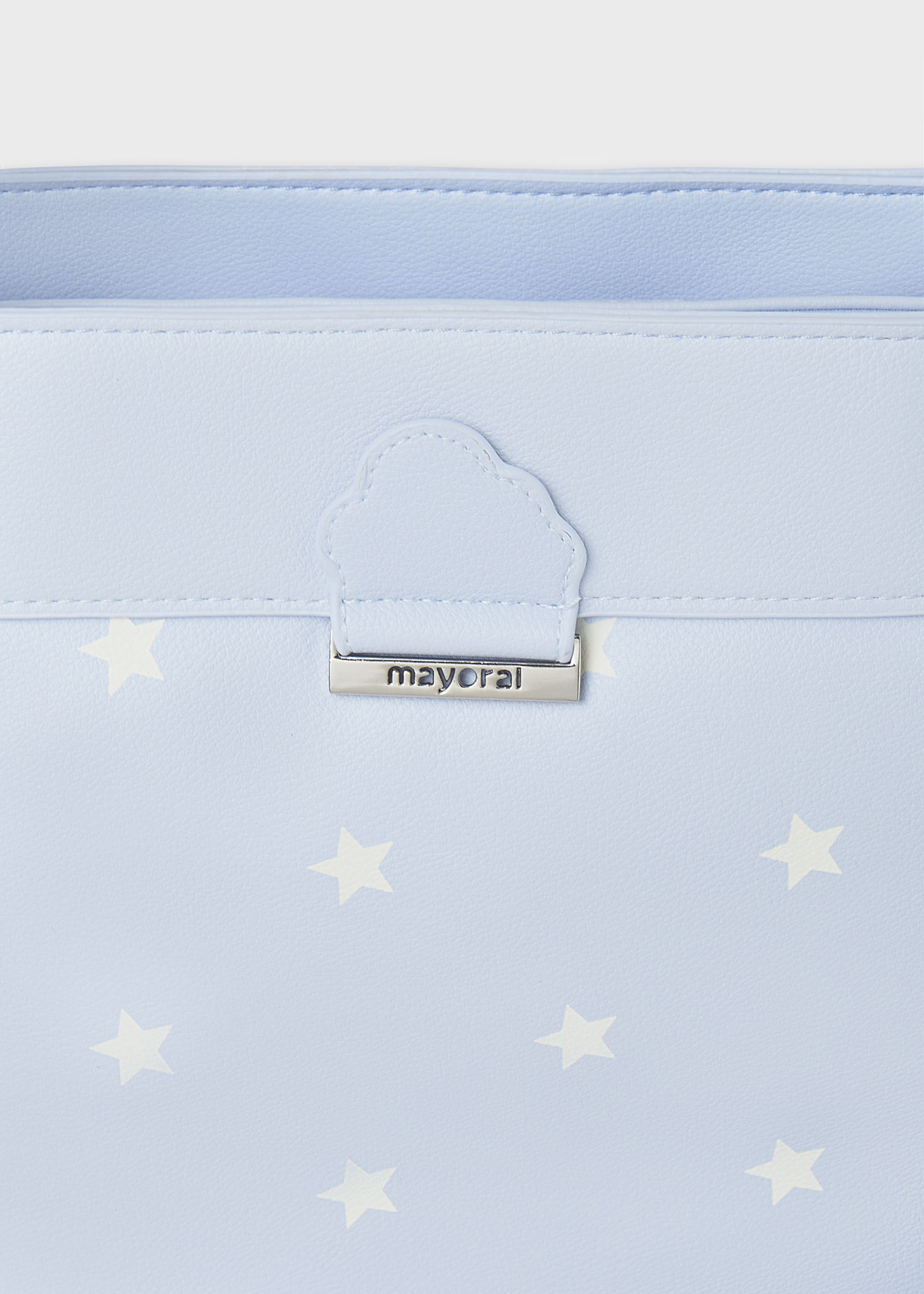 Bolsa de maternidade com cesto de pão em formato de estrela