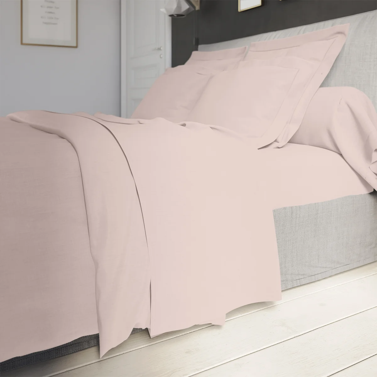 Drap plat Influence Percale Litchi