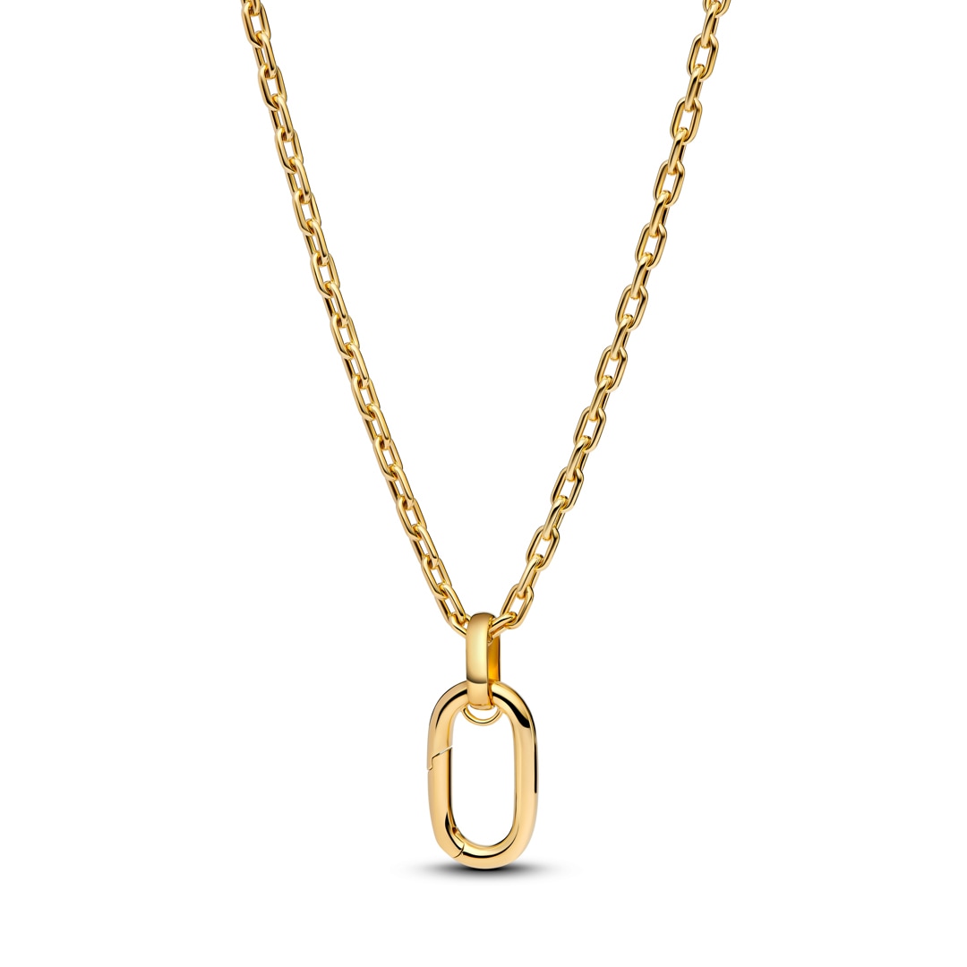Pandora Gold ME Gliederhalskette mit aufklappbaren Grossen Gliedern