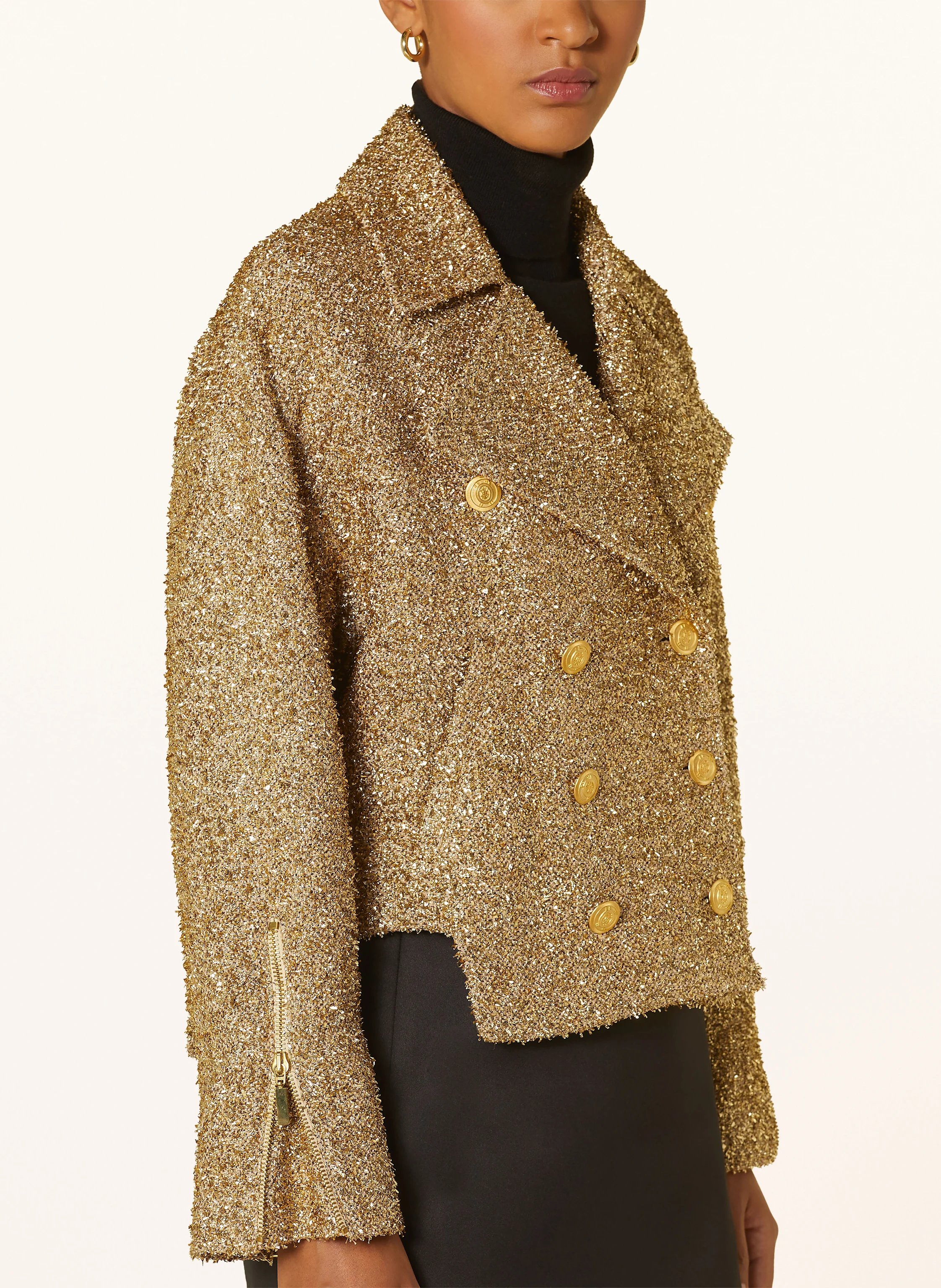 NVSCO Cabanjacke SAMANTHA mit Glitzergarn
