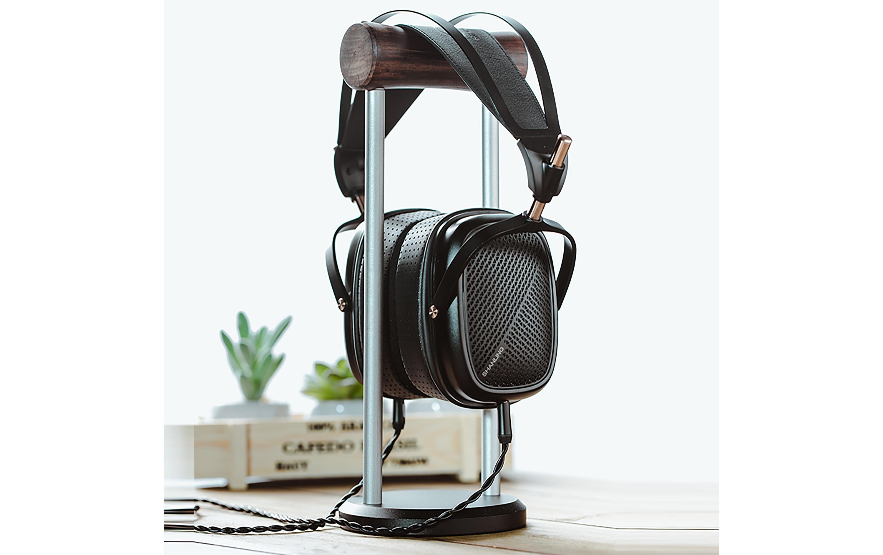 Over-Ear-Kopfhörer HW600 Schwarz<br>Offener Magnetostat Kopfhörer
