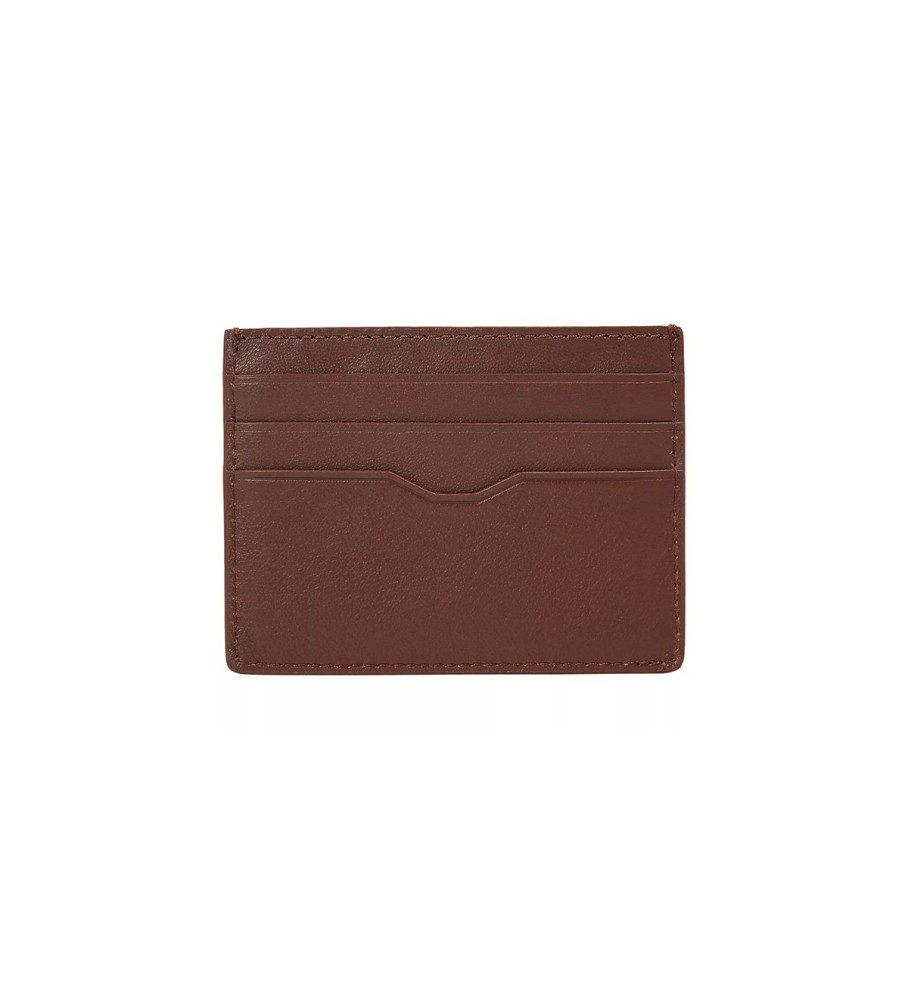 Porta-cartões Tommy Hilfiger Brown Central