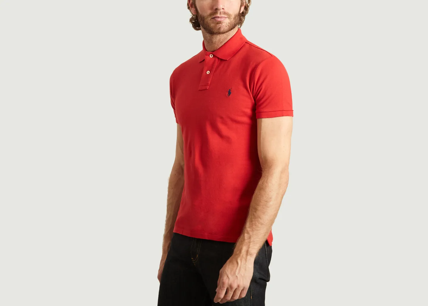 Polo Cintré en Coton Piqué Polo Ralph Lauren