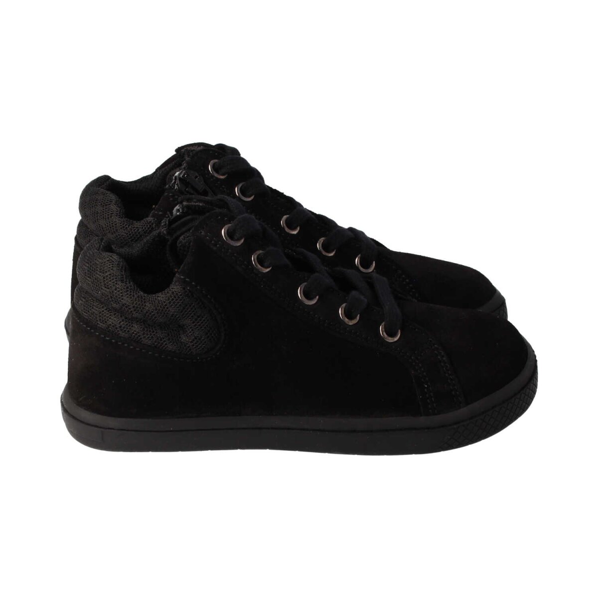 WL32051-0 black STAY-HAPPY velours textil laces zipper Weite/W