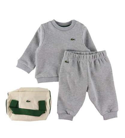 Lacoste Sweatset - Silbernes Chine