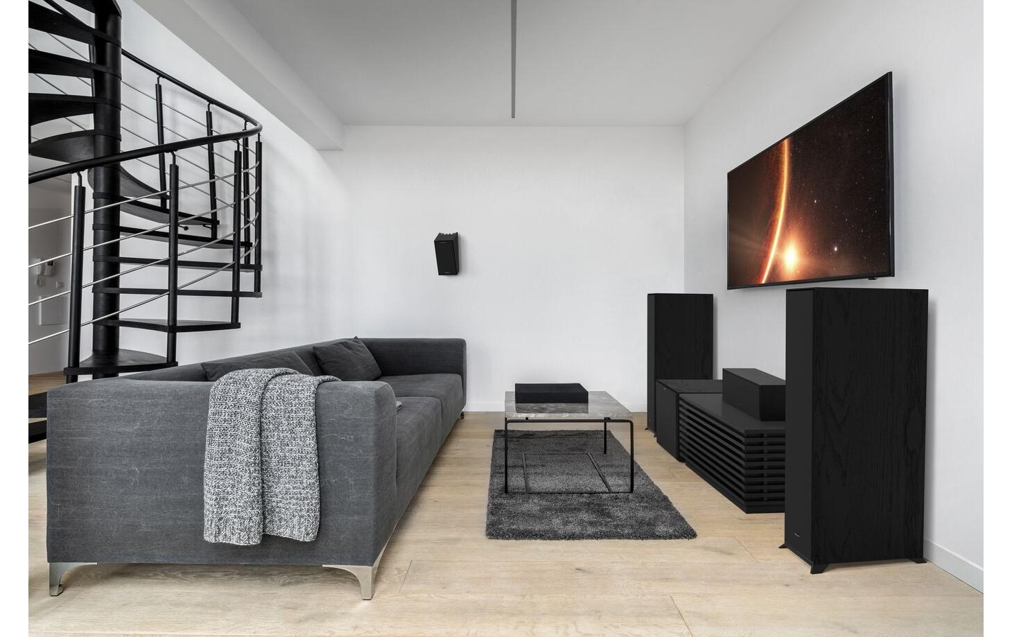 DolbyAtmos Standlautsprecher R-605FA – Schwarz<br>«Dolby Atmos»-fähiger Lautsprecher für einen immersiven Klang