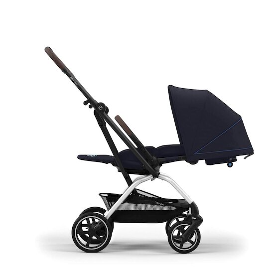 Poussette Eezy S Twist +2    Châssis Silver - Dark Blue        de               CYBEX