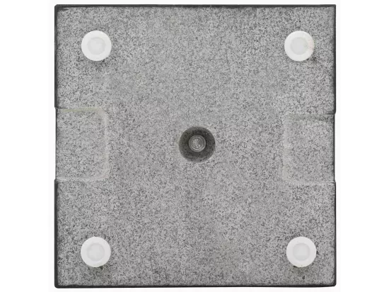 Socle de parasol Granite 20 kg Carré Noir