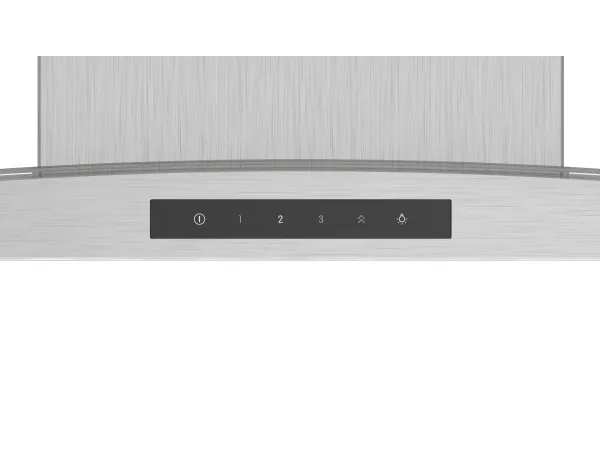 Bosch Serie | 4 DWA66DM50 - Hætte - skorsten - bredde: 60 cm - dybde: 48.8 cm - udtrækning og recirkulation (-) - rustfrit stål og glas