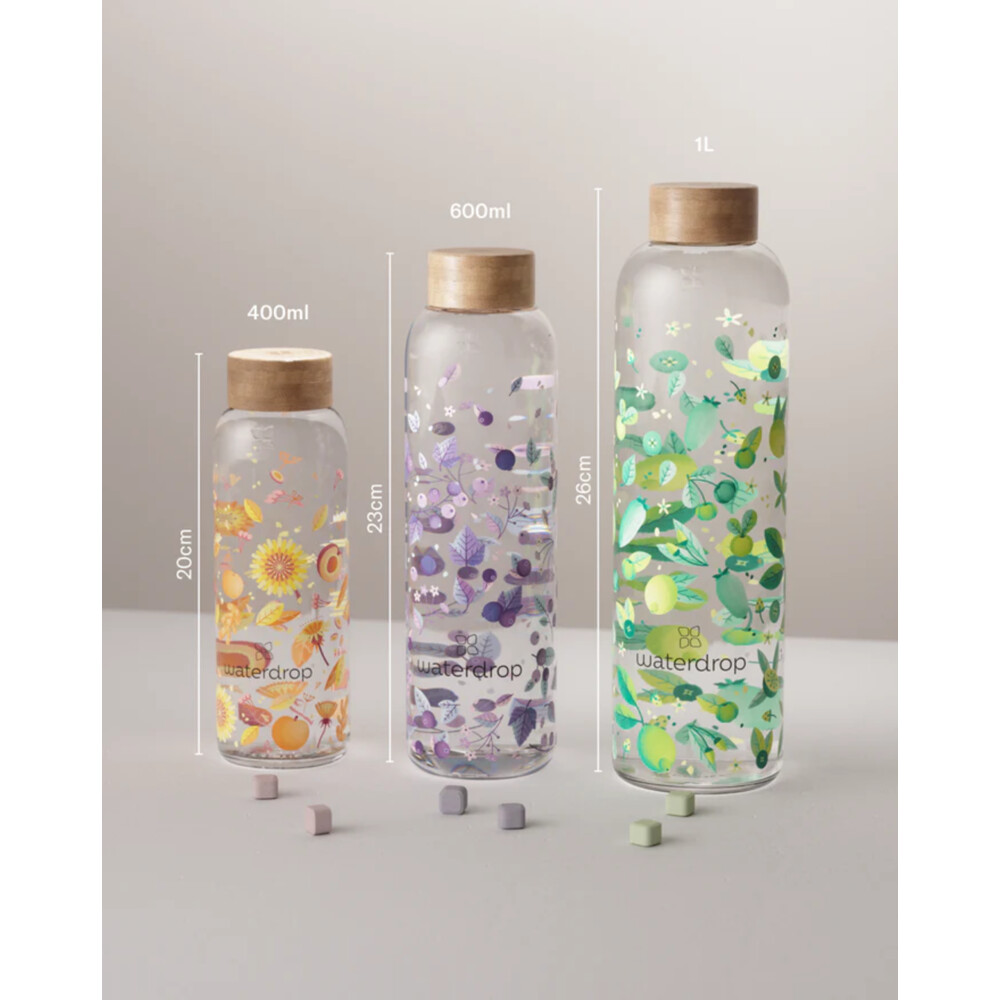Waterdrop Glass Bottle Boost 600 ml