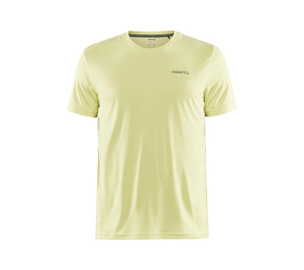 Craft Core Essence Hardloopshirt Korte Mouwen Geel Heren