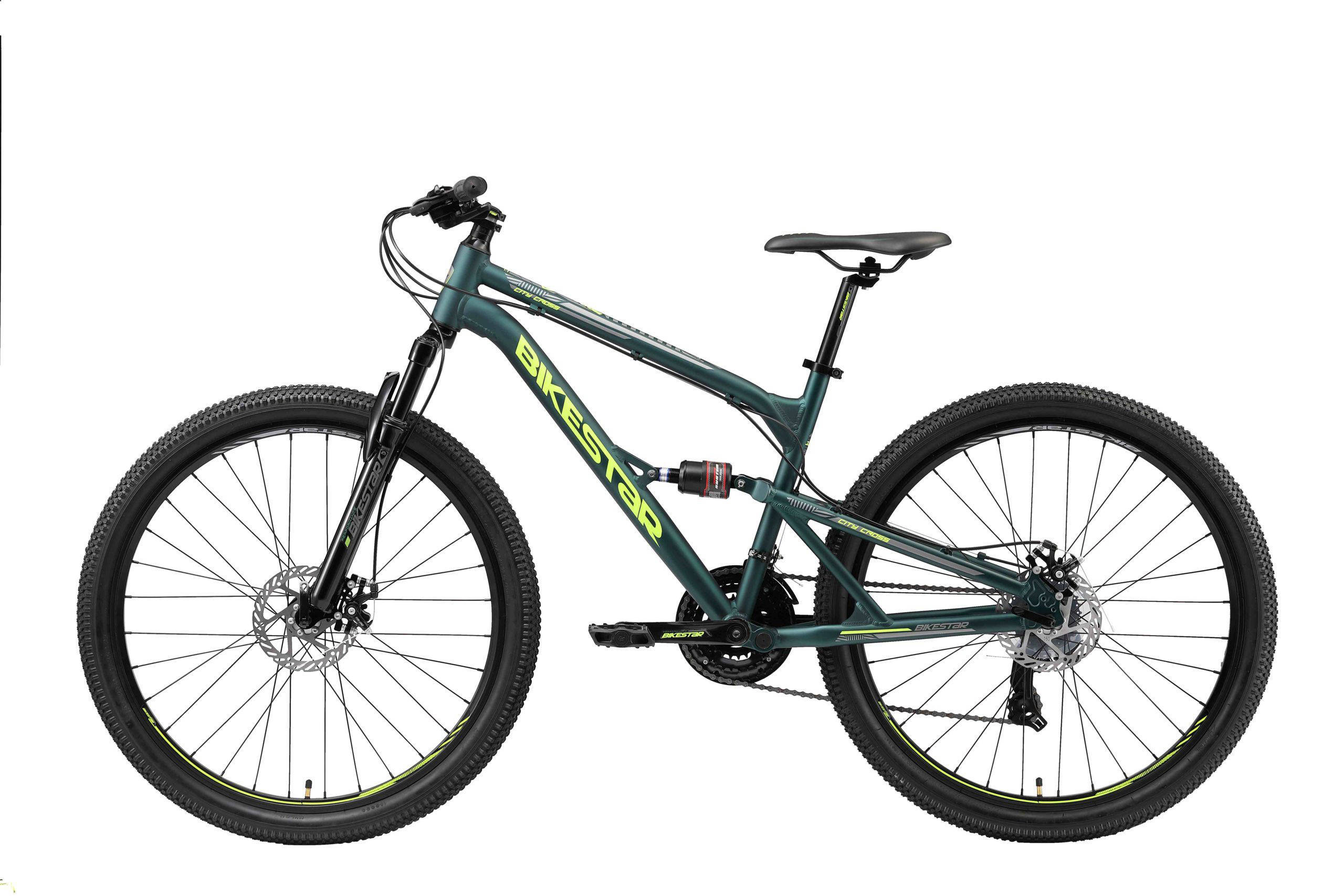 BikeStar Fully Alu MTB 27,5 Inch 21 Speed