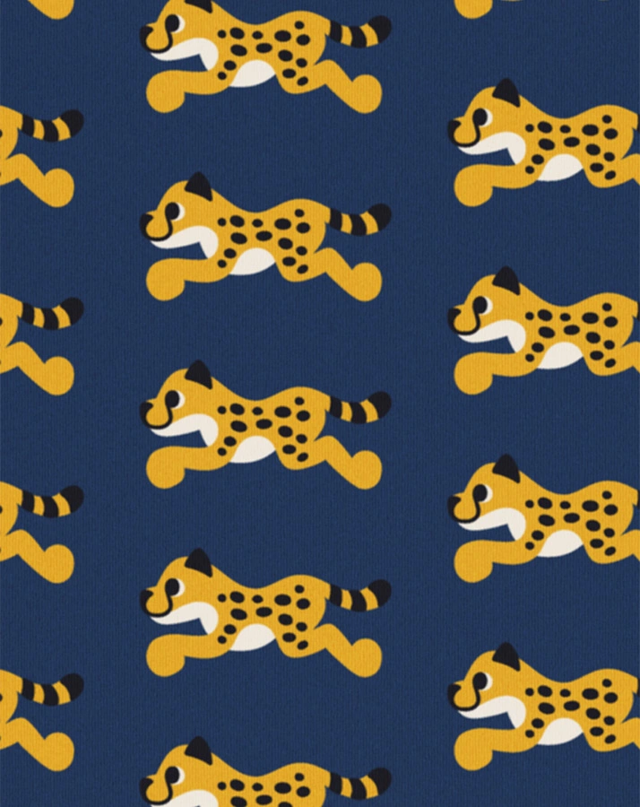 Langarmshirt CHEETAH in navy