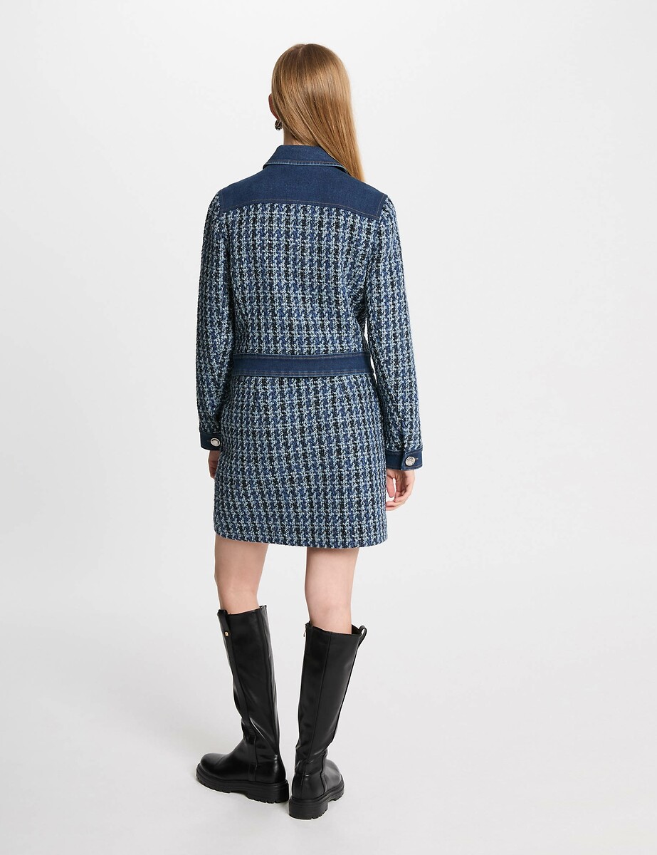 MORGAN<br>Saia curta de tweed