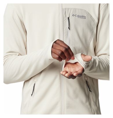 Polaire à Capuche Columbia Triple Canyon Grid Blanc