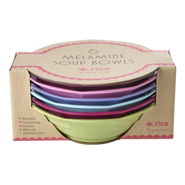 Rice Bols color - Set de 6