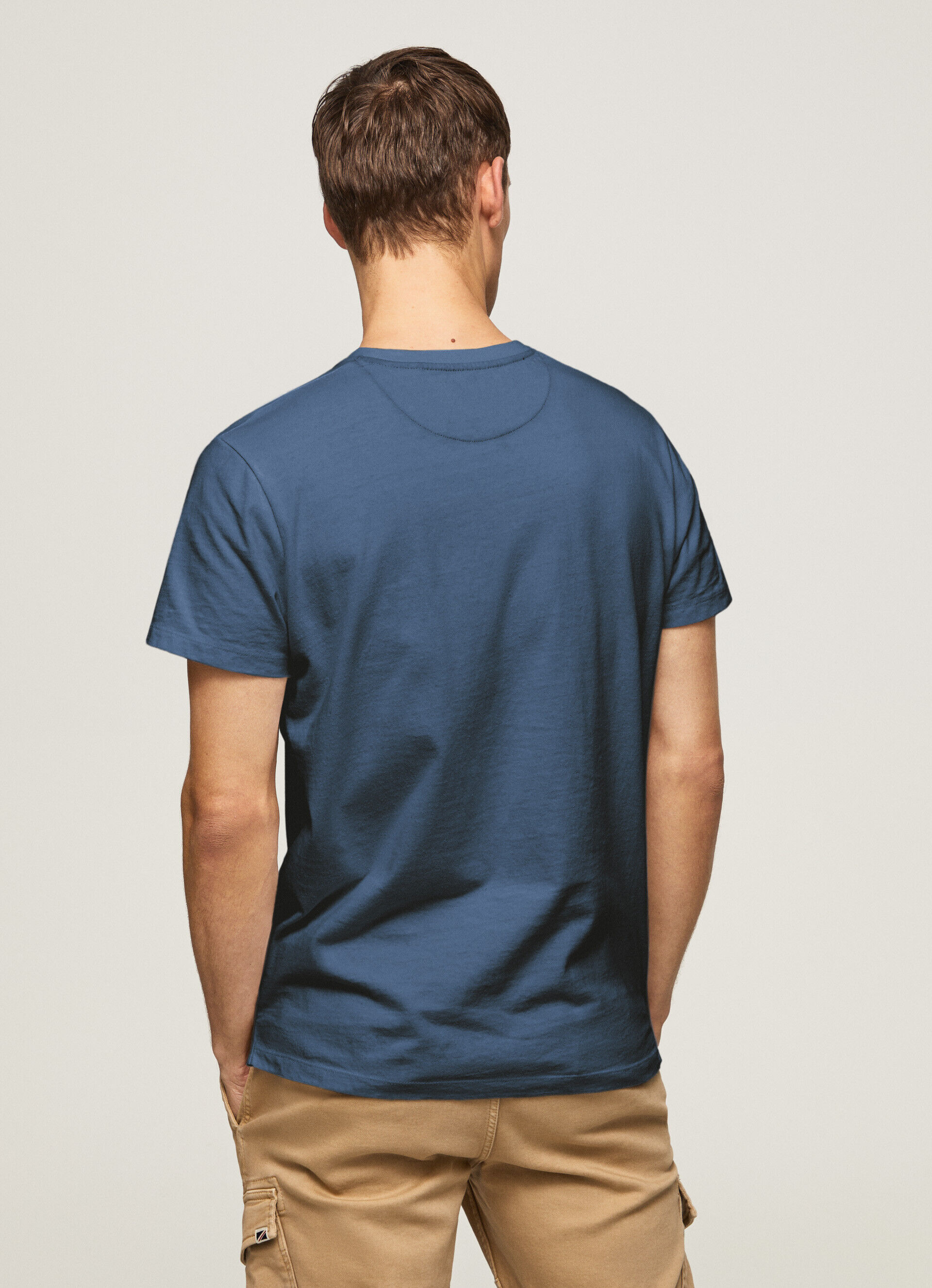 CAMISETA COM LOGOTIPO ESTAMPADO - jarman azul