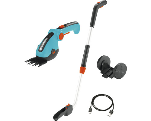 GARDENA ComfortCut Li 3.0Ah snoerloze grasschaar incl. USB-C oplaadkabel en handgreep